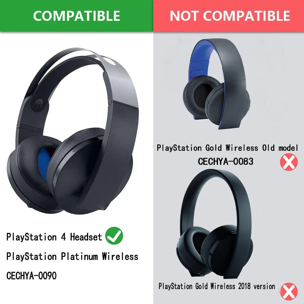 Sony PlayStation Platinum PS4 CECHYA-0090 Wireless Headphone Earring Bearings