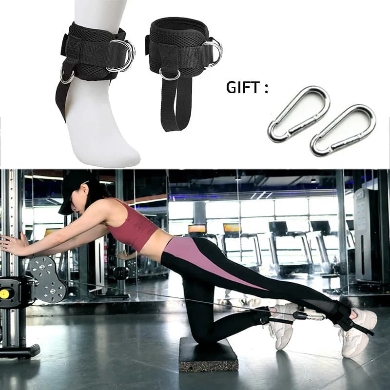 Ankle Strap for Leg Strength Coach, Protective, Gym, Home, Portico, Cable Machine, Elongation, Fitness Resistance Band Accessories
