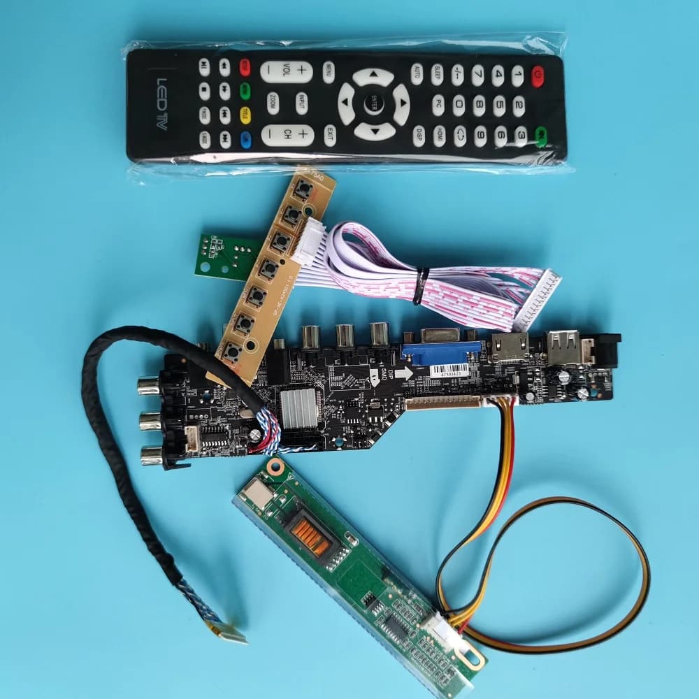 Kit Per LP154W01 Compatibile HDMI DVB-T DVB-C 1280x800 Display AV remoto LED USB VGA AV TV scheda controller driver pannello digitale