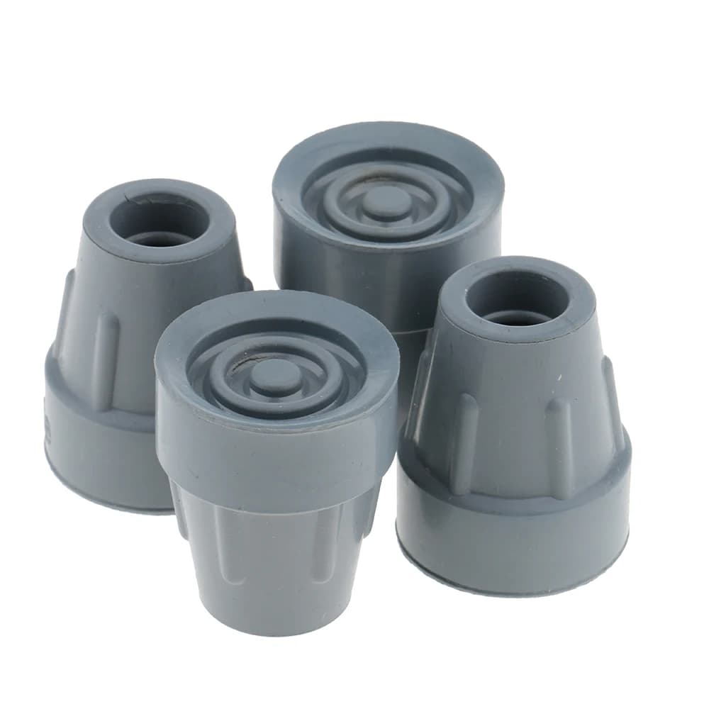 MagiDeal 4 pieces tip protection for anti-slip walking stick tips for rubber die tips for trekking poles