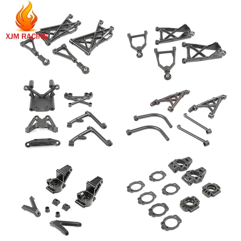 Tour ammortizzatore anteriore o posteriore/braccio di sospensione/set portamozzo per 1/5 HPI ROVAN BAJA KM ROFUN BAHA 5B SS 5SC 5T TRUCK RC CAR Toy PART