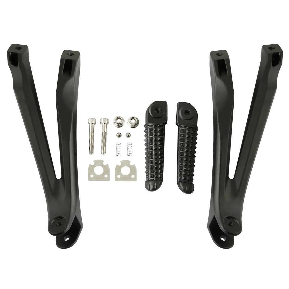Moto Posteriore Poggiapiedi Pedane Staffa Set Per Yamaha YZF R1 YZFR1 2004-2008 2005 06 07