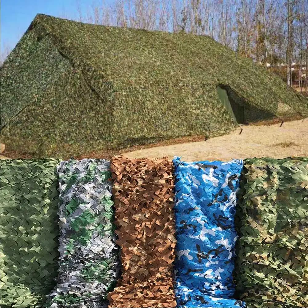Rete mimetica militare 3D Camo Protezione della privacy Caccia CS Rete da pesca Tenda da campeggio esterna Copertura per auto da giardino Decorazione bar