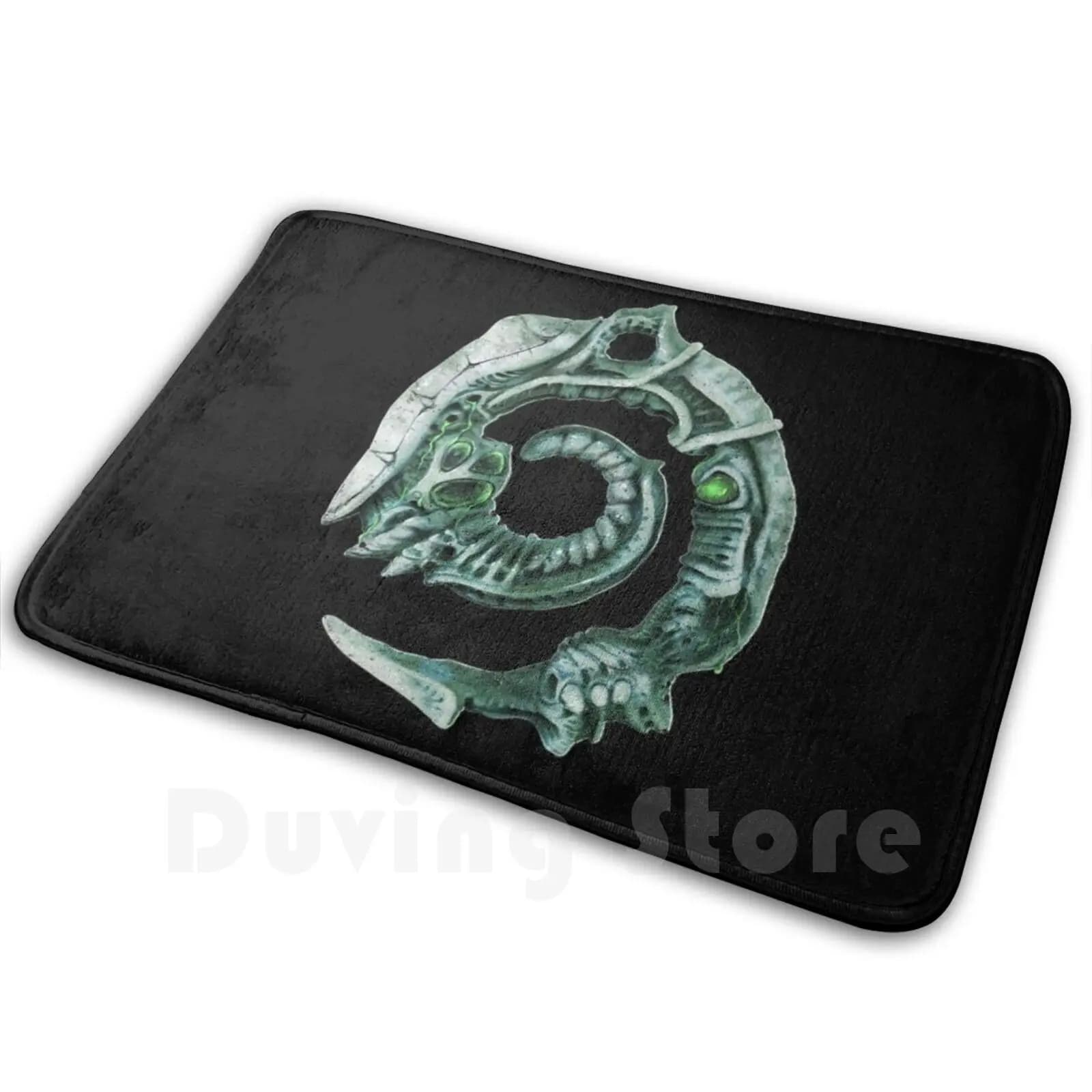 Swarm Carpet Mat Rug Cushion Soft Swarm Fashion Zerg Statement Horror Biomechanical Kidsfashion Alternative Logo