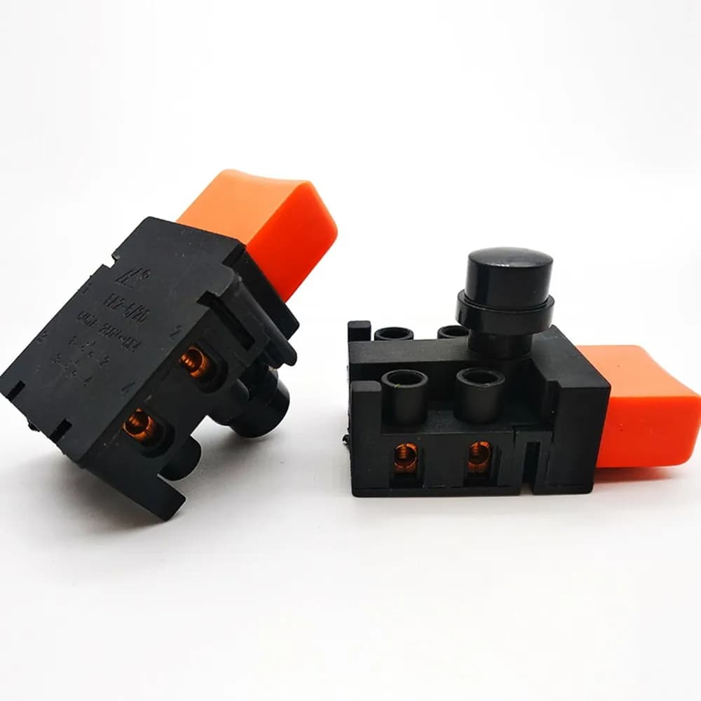 Interruttore a grilletto off-block bipolare per sega a catena elettrica AC250V/6A per Makita 4006 5016 5017 7016