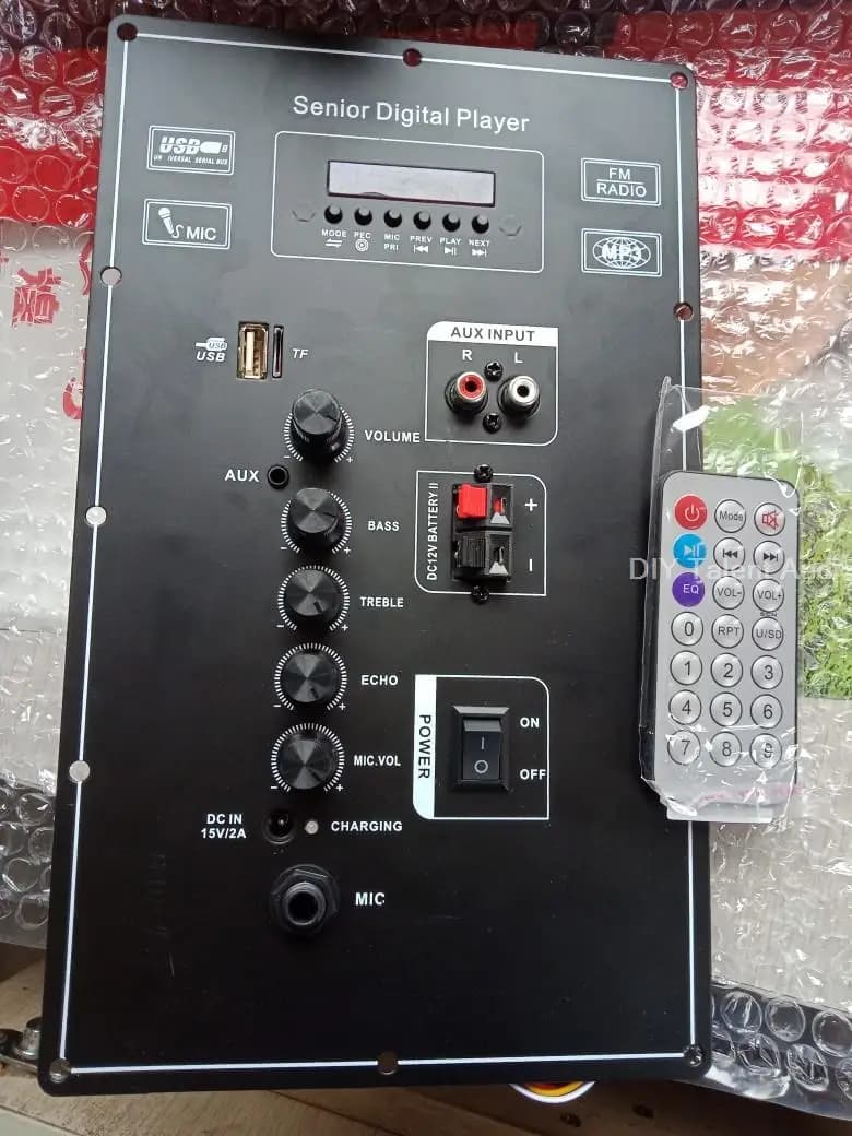 Amplificatore di potenza dell'altoparlante pull-rod Bluetooth da 12 pollici con scheda al litio da 12 pollici square dance audio