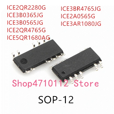 10 pezzi IC ICE3B0365JG ICE3B0565JG ICE2QR4765G ICE5QR1680AG ICE3BR4765JG ICE2A0565G IC IC