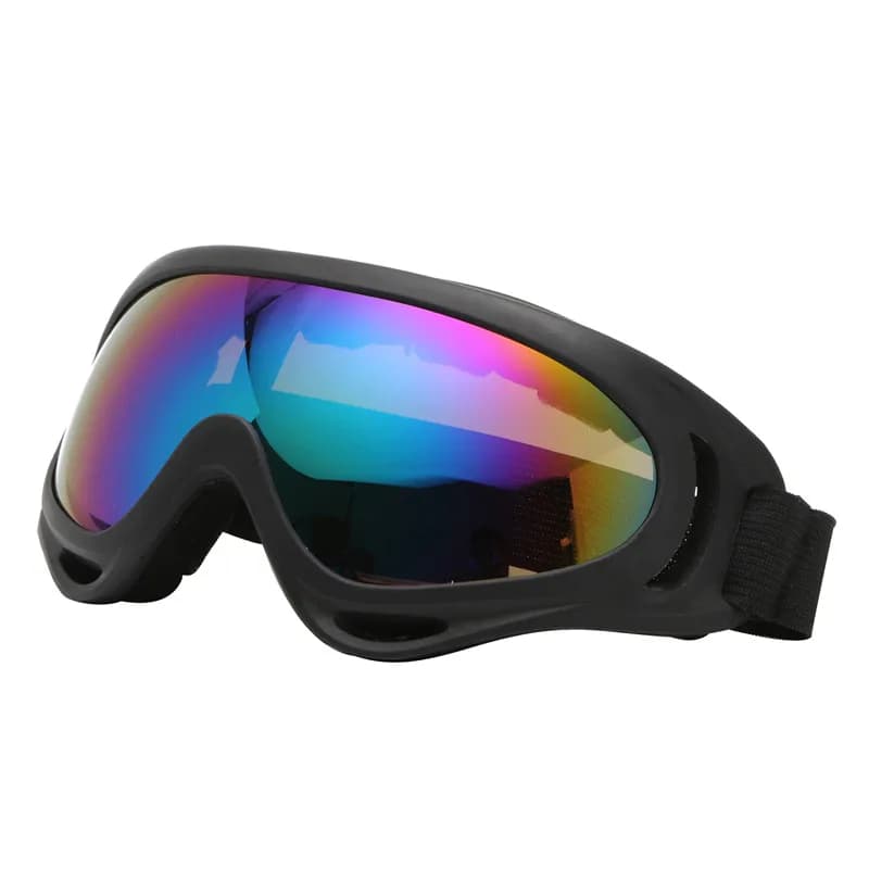 Protezione UV Occhiali da sci antiriflesso Uomo Donna Antivento Sci Occhiali da snowboard Sport invernali all'aria aperta Occhiali da motoslitta