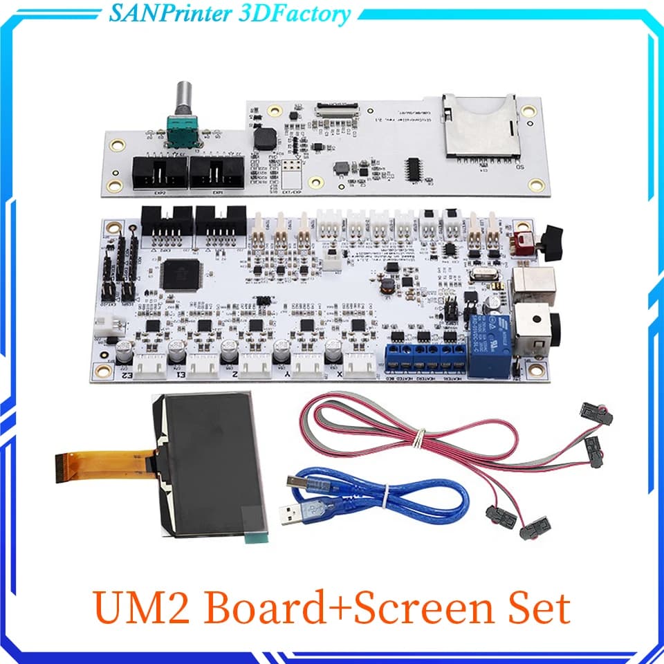 Printer Parts 3D 2016 Latest UM2 V2.1.4 Control Card and Kit Display UM2 2 Motherboard Finished