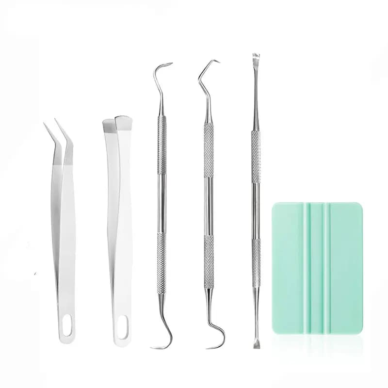 5 Pcs Vinyl Weeding Craft Kit Engraving Knife Hook Weeder for Scrapbooking Carving Tool Kit for Silhouettes Cameos Lettering