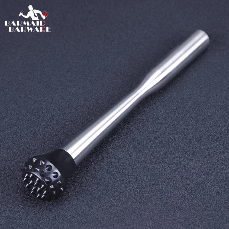 25cm Bar Cocktail Muddler Mojito Sharp Wolf denti in acciaio inox Bar Mixer Barware Mojito Drink Bar Tool