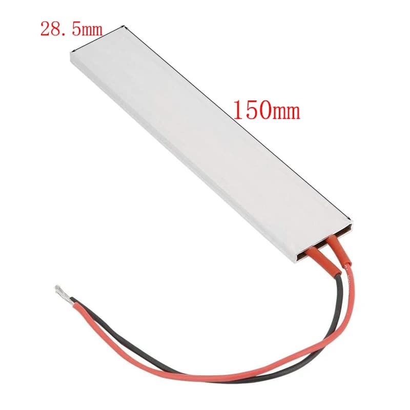 12V 24V 220V PTC Elemento Riscaldante 150x28mm Temperatura Costante Termistore Sensore di Riscaldamento Dell'aria In Alluminio Asciugacapelli Bigodini Riscaldatore