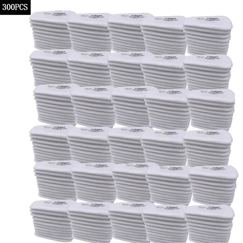 50/300 pieces 5N11 industry paint spray dust filter cotton replaceable for 6200/7502/6800 series breather gas mask accessory