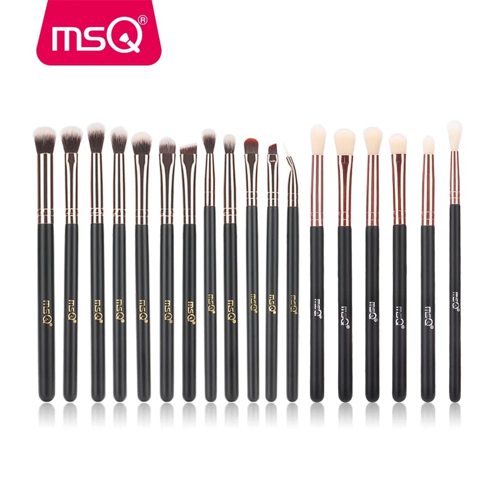 MSQ 6 pezzi 12 pezzi 18 pezzi pennelli professionali per trucco occhi set ombretto miscelazione pennello per trucco morbido capelli sintetici pincel maquiagem
