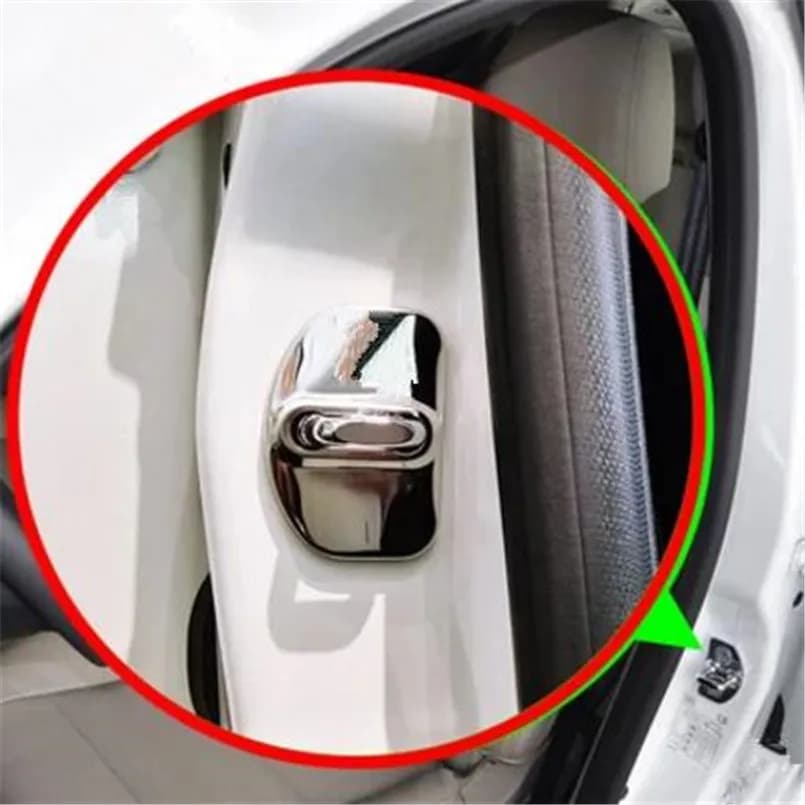 4 pz/set serratura della portiera dell'auto copertura protettiva impermeabile per Renault Latitude LAGUNA Captur Talisman Scenic Fluence Megane RS/SMART