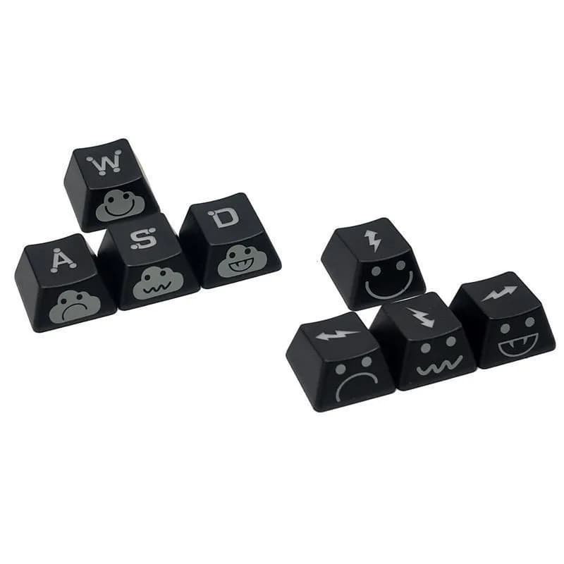 WASD Arrow 4 tasti PBT ABS Copritasti Tastiera meccanica Direzione 1U Personalizzato Cartoon Nero Mx Interruttore Copritasto Profilo OEM