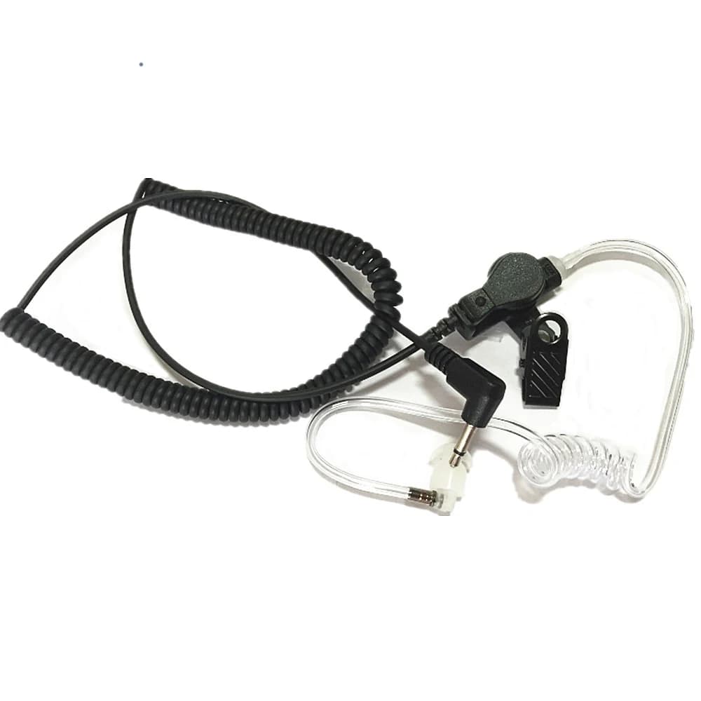 10 pz 1 Pin Auricolare di Sicurezza Auricolare Spina da 3.5mm In-Ear ascolta solo Per Kenwood Baofeng Yaesu Radio Altoparlante Microfono Walkie Talkie