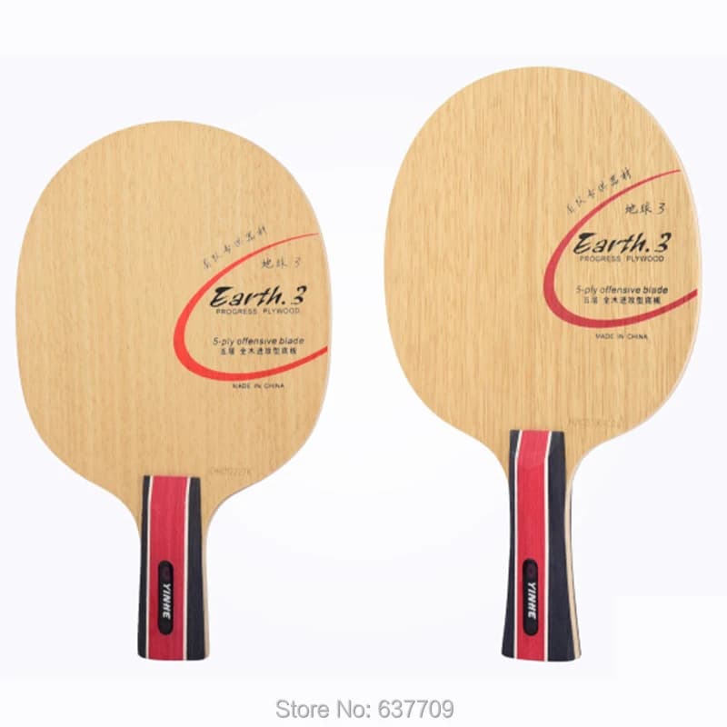 Lama da ping pong originale Galaxy Yinhe Earth E-3, legno puro, attacco rapido con anello, racchette, sport con racchetta