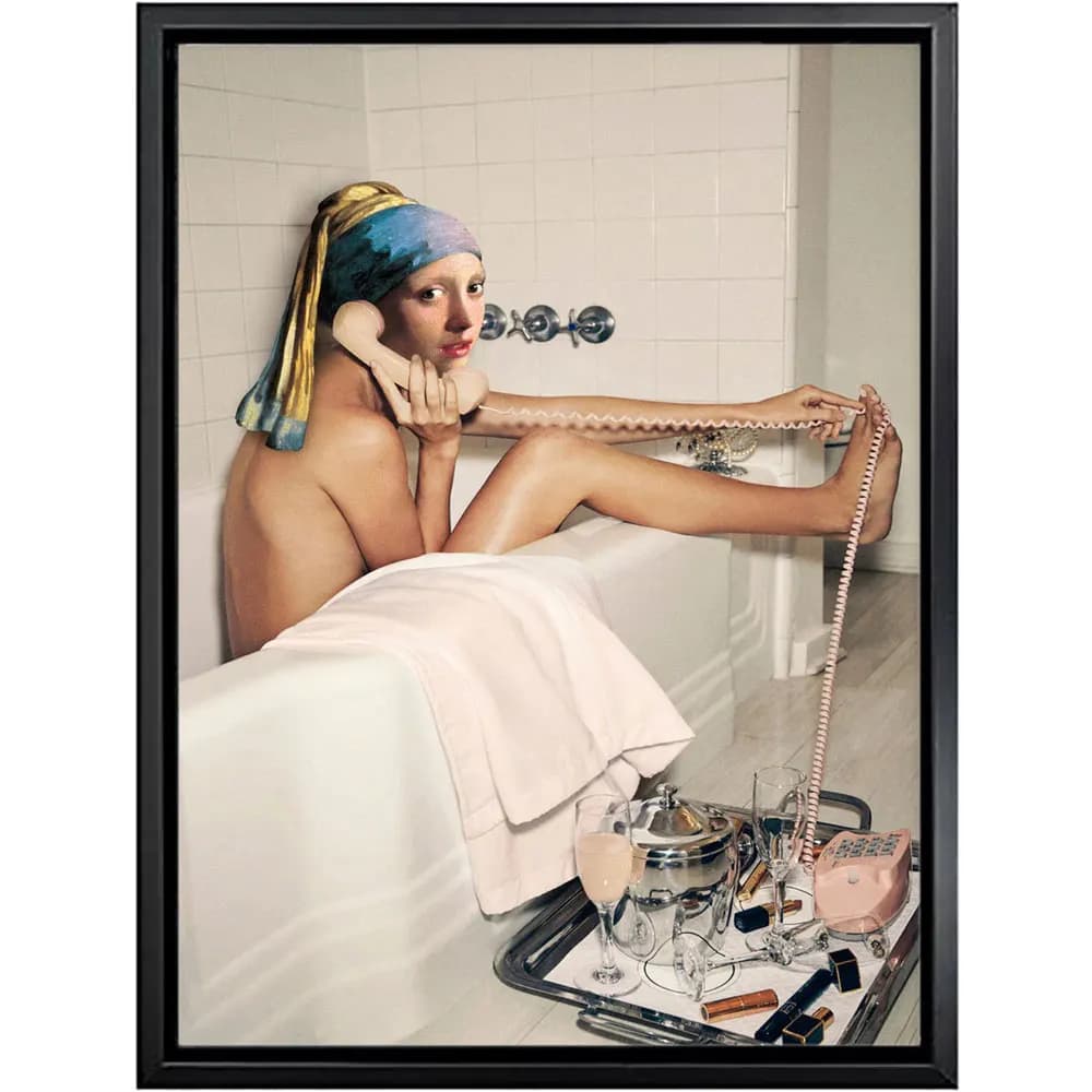 Poster e stampe da bagno Poster nordico Wall Art Modern Canvas Painting Fashion Wall Pictures For Living Room frame