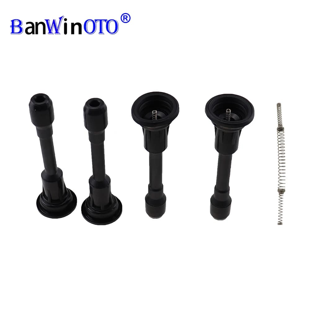 4 pezzi auto accensione bobina di gomma Boot candela Cap Fit per Nissan TIIDA Juke Murano Sentra Versa x-trail Micra Qashqai 22448JA00C