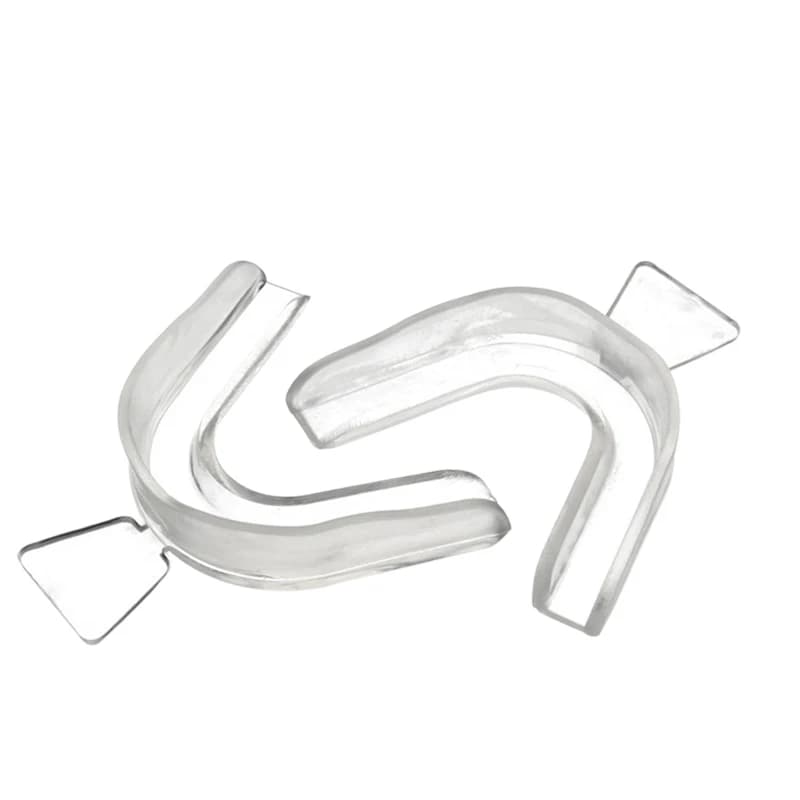 1 Pezzo/2 Pezzi Mascherine Trasparenti in Silicone per Sbiancamento Denti, Vassoi Dentali per Sbiancamento, Protezione Orale, Strumento per Denti