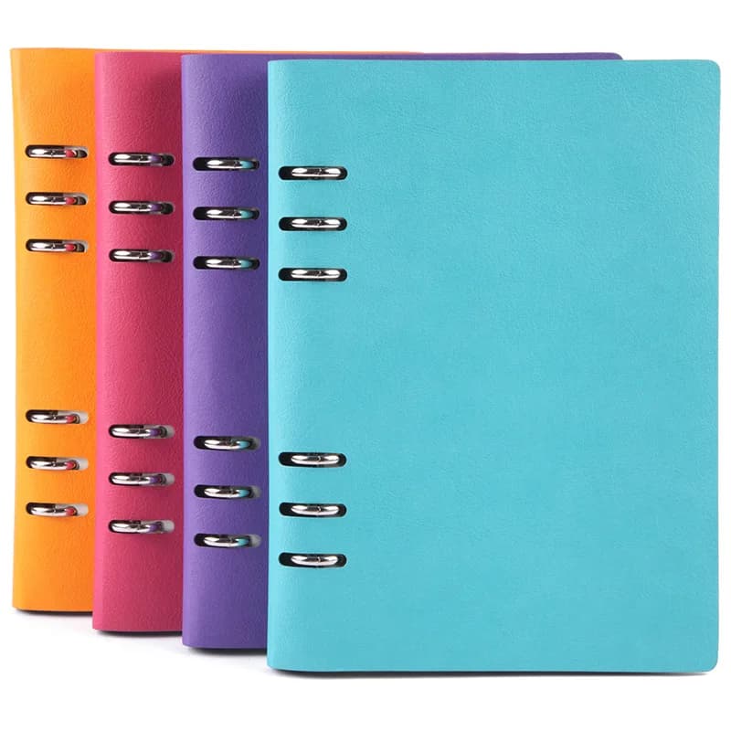 Cancelleria creativa quaderno A5 personalizzazione in morbida pelle raccoglitore rimovibile forniture per ufficio diario cancelleria coreana