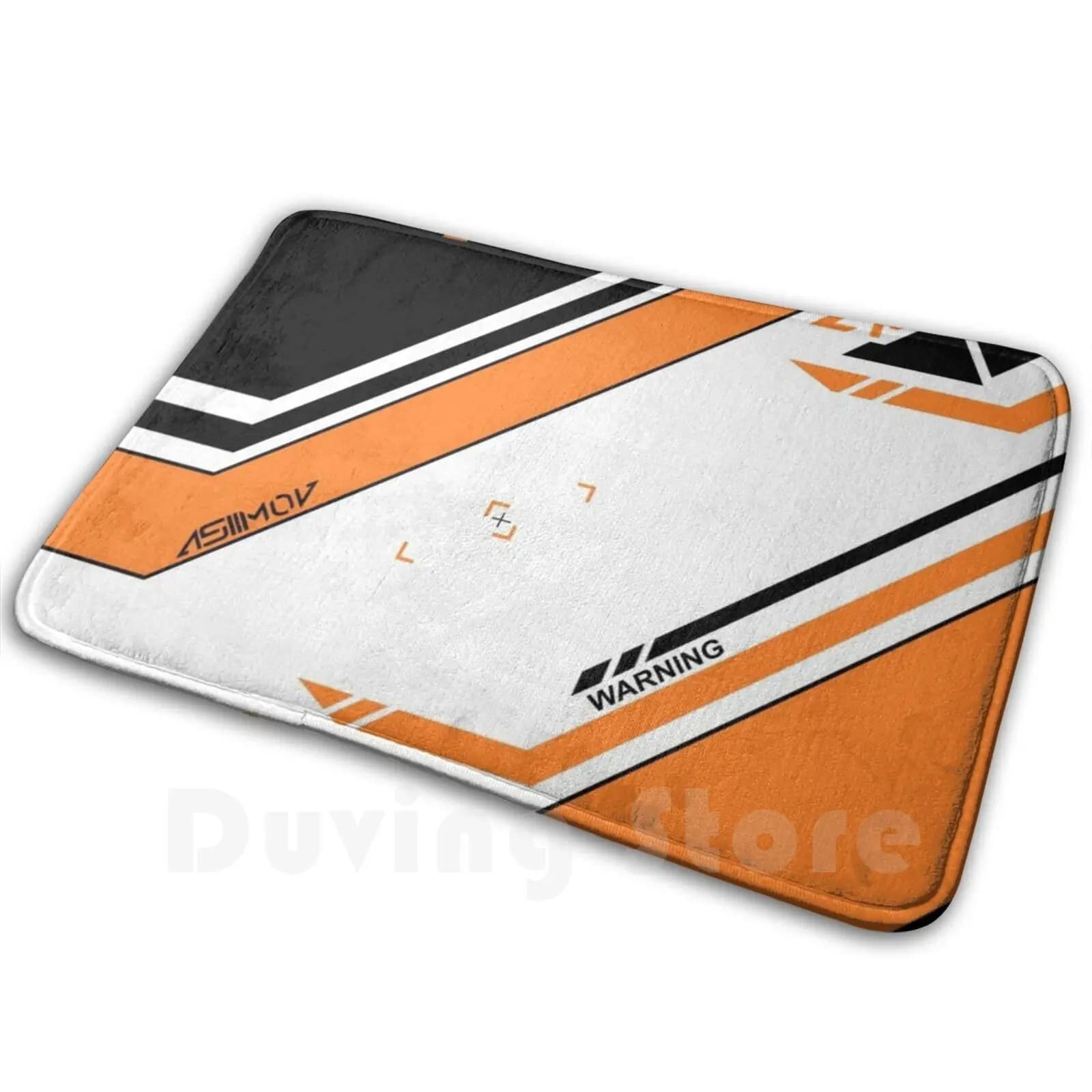 Counterstrike Asiimov Leather texture Carpet Mat Soft Bearing Counterstrike Csgo Asiimov Skin Game Orange