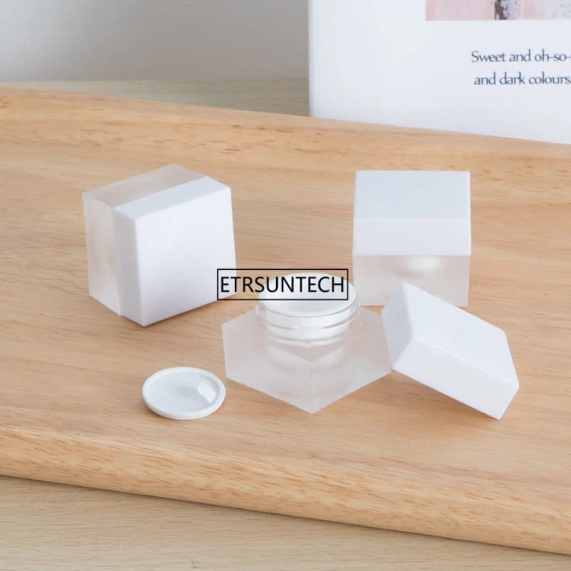 100 Pieces 5g Vasetti for Cream, Empty Cosmetic Containers, for Umbrella, Makeup, Face Cream, Lip Balm, Flacons Rechargeable for Beauty