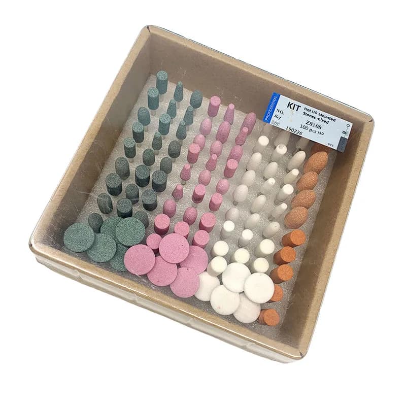 100pcs dental lab ceramic cutter polishing grinding head Zirconia dentist frese laboratory tools drill polishing crowns