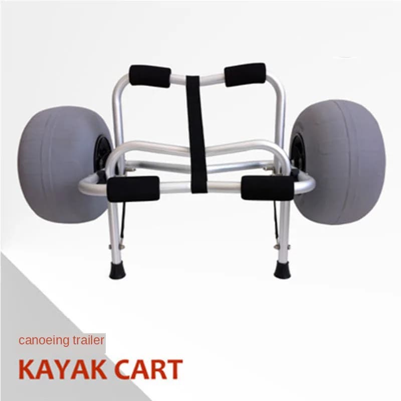 Carrello per attrezzi manuali per rimorchio per barche da spiaggia, rimorchio per kayak, tavola da surf, paddle