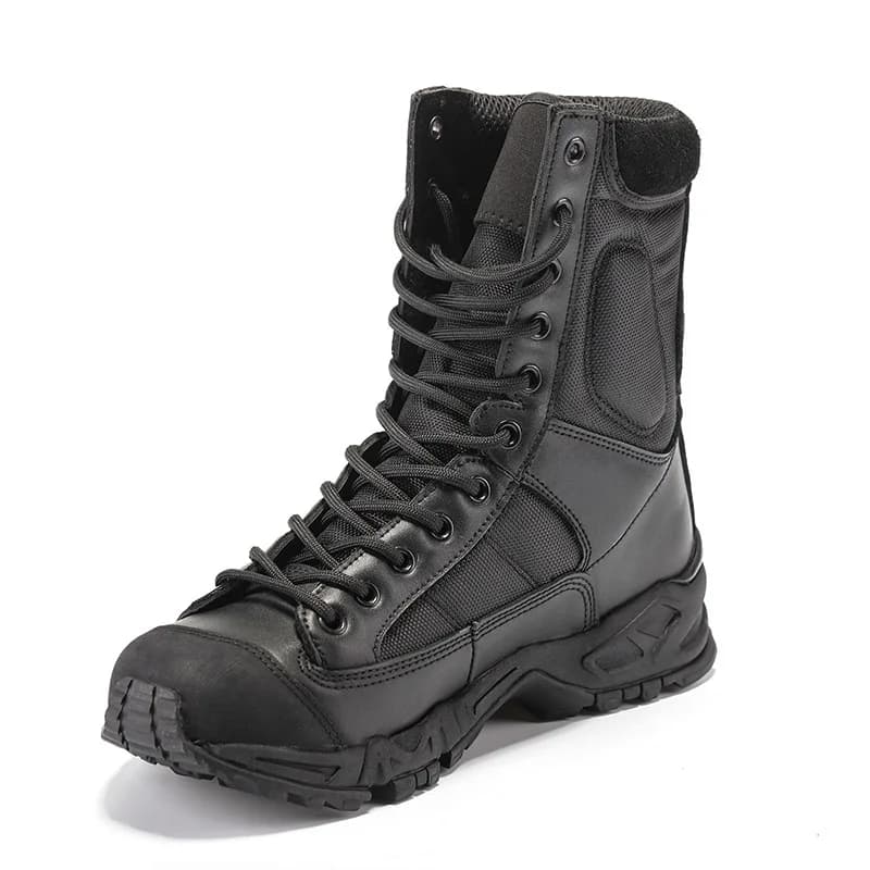 Nuovi stivali sportivi da uomo Escursionismo all'aperto Stivaletti in pelle nel deserto Scarpe maschili Botas Hombre tyh78