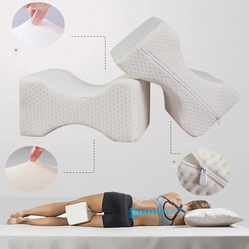 Cuscino per gambe in Memory Foam cuscino per fianchi supporto per ginocchio sollievo dal dolore allineamento dell'anca ortopedico cuscini per le gambe cuscino di supporto per le gambe