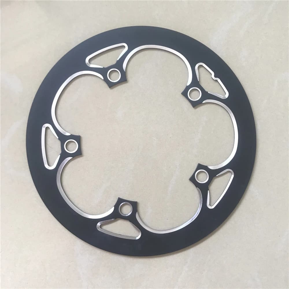 Pieghevole Catena Della Bici Guard 130 BCD In Lega di Alluminio 38T 39T 42T 44T 46T 48T 50T 52T 53T 56T 58T 60T Copertura Della Bicicletta Della Strada Della Corona