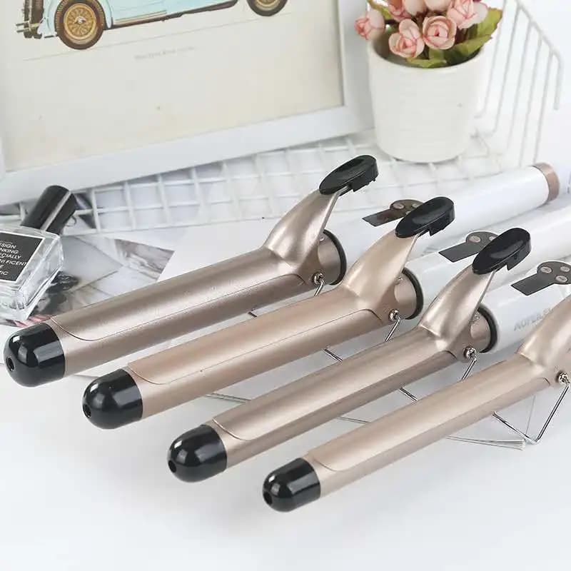 2021 New 9mm-38mm Professional Ceramic Hair Bigodino Lcd Iron Curling Roller Riccioli Bacchetta Waver Fashion Styling Tools