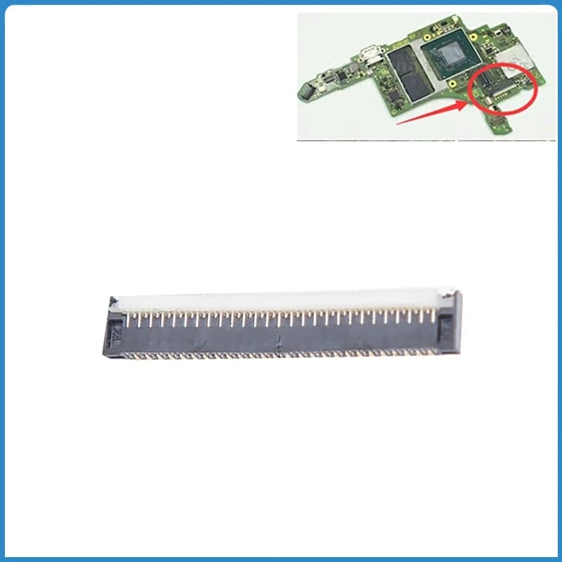 Per NS Nintendo Switch Host schermo presa interfaccia scheda madre schermo LCD Flex Cable Clip porta presa nastro