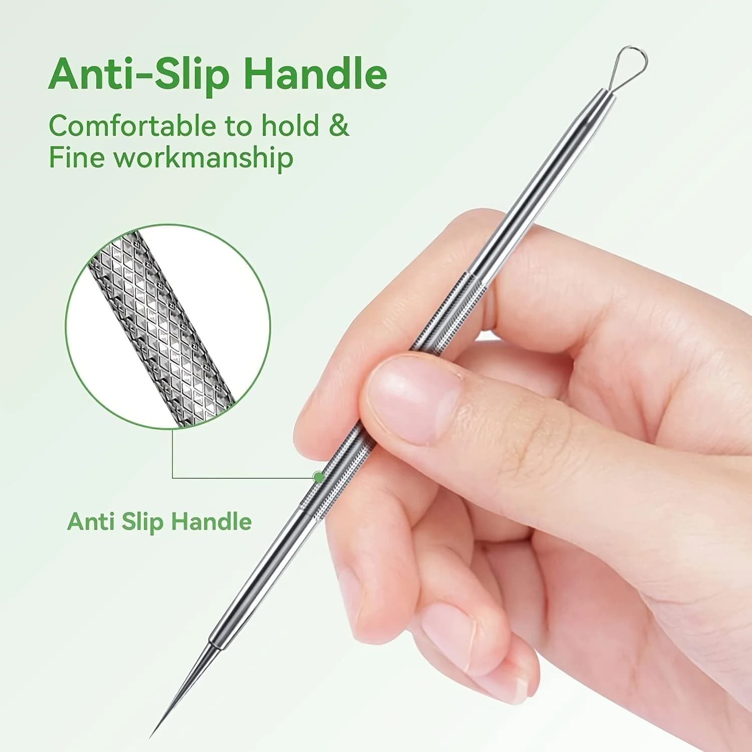 Set di aghi professionali – Strumento per i pori del viso ultra-sottile n. 5, accessori essenziali per la cura della pelle in acciaio inossidabile, 11 pezzi