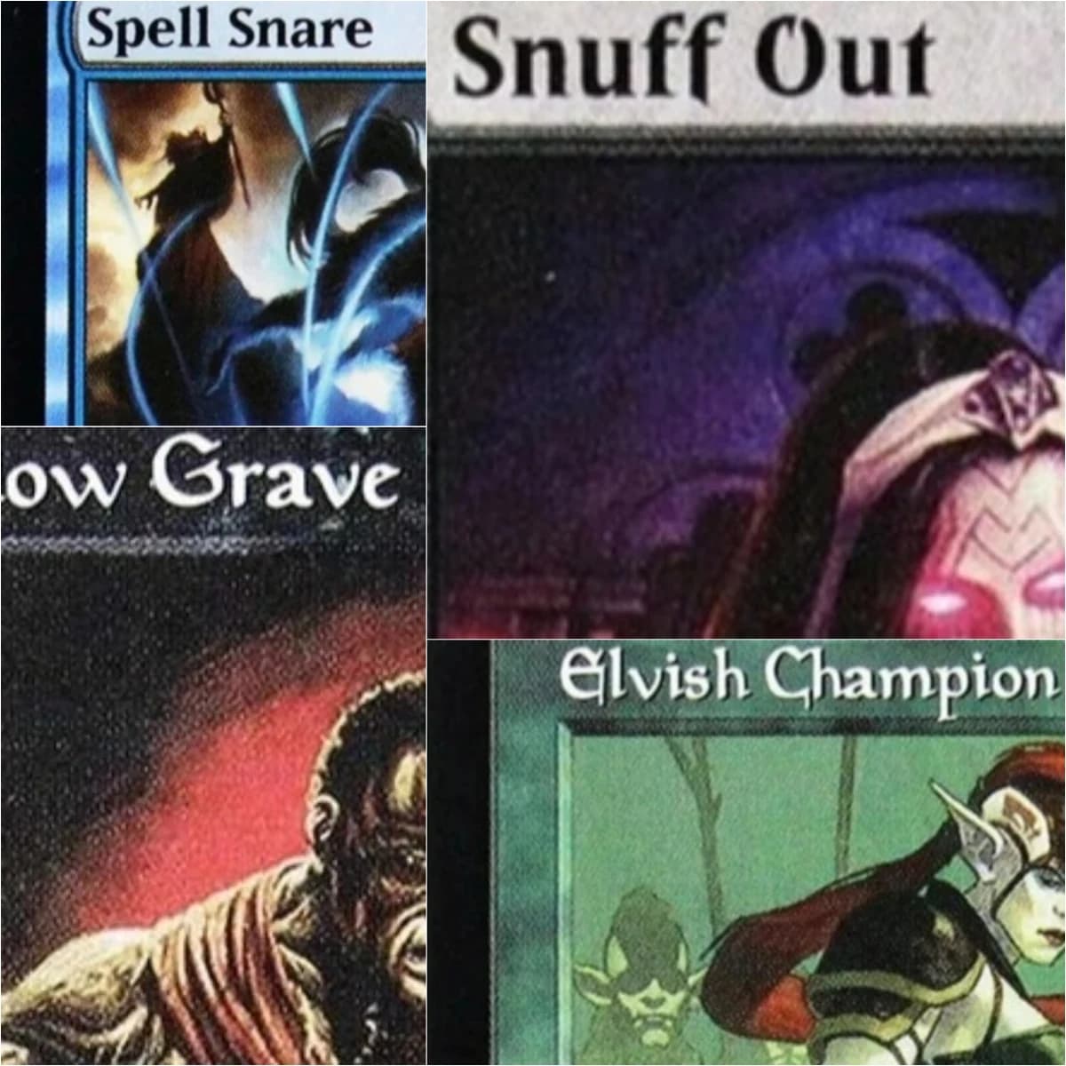 Triumph of the Hords / snuff out Gioco di carte proxy magiche Nero Gioco da tavolo con raccolta di proxy di alta qualità Carte collezionabili