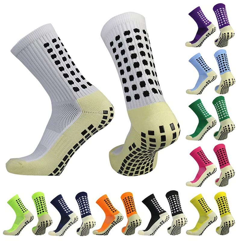 Calzini da calcio antiscivolo donna uomo Sport all'aria aperta Running Football Yoga Running ciclismo Grip Socks