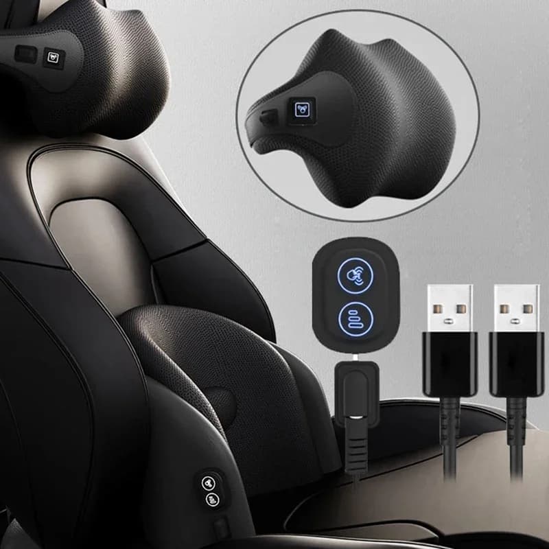 Massaggio per auto Supporto per il collo Cuscino Sedile Schienale Poggiatesta Cuscino Supporto Simulazione Massaggio umano Cuscino da viaggio per la casa