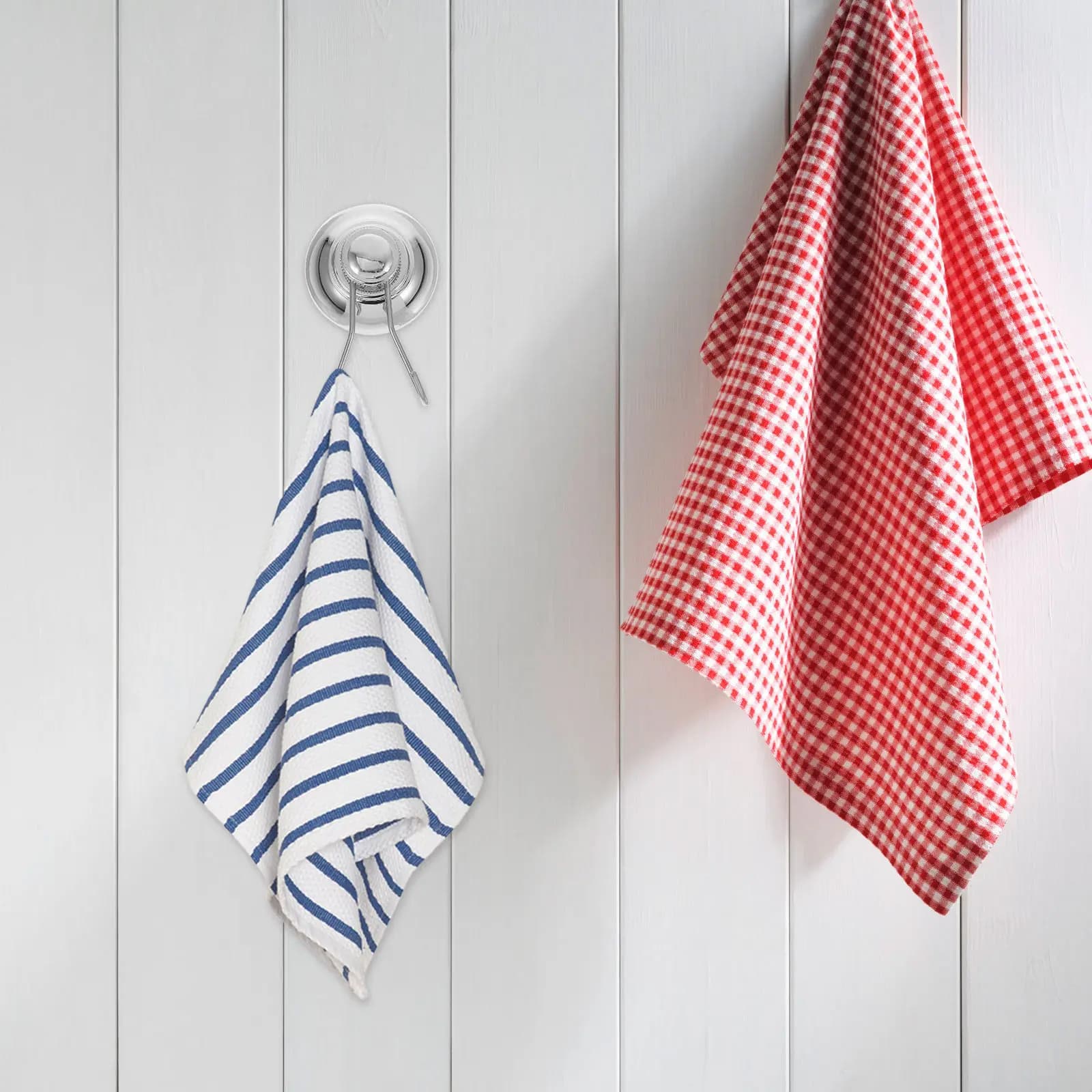 Stainless Steel Suction Cup Wall Hook Replacement Shower Towel Coat Garment Holder Bathroom Kitchen Heavy Duty Mount Sucker