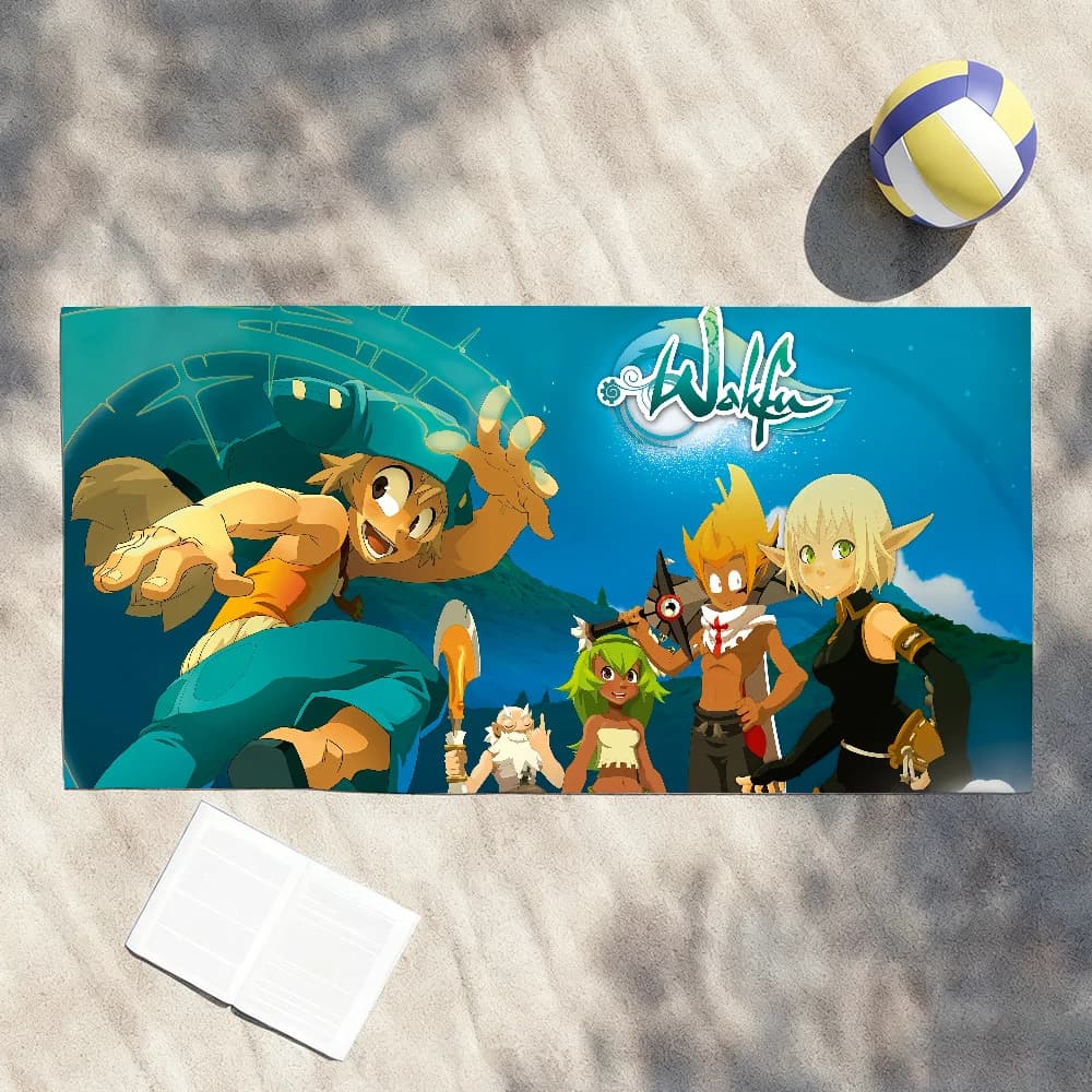 Asciugamano Classico W-Wakfu per Doccia, Sauna, Viaggio, Spa, Asciugatura Rapida, Accessori da Palestra, Morbido e Grande per la Spiaggia