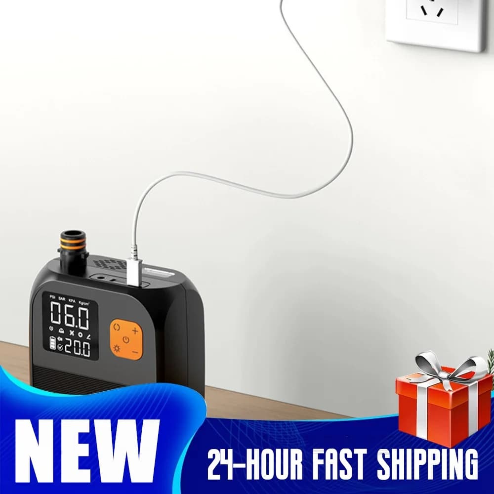 SUP Boat Accessories 20PSI High Pressure Air Compressor Stand Up Paddle SUP Pump Electric Air Pump for Kayak Kite Wings