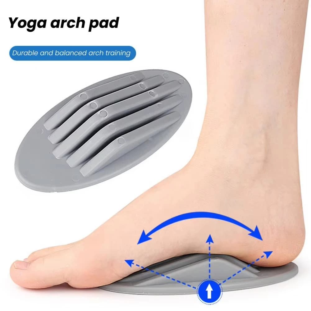 Cuscino di supporto per arco plantare per yoga, sollievo dalla fascite plantare, antiscivolo, ergonomico, supporto per arco plantare, supporto per arco sporgente