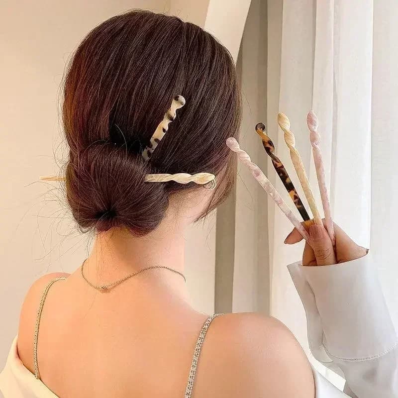 Fermagli per capelli da donna in stile cinese alla moda, forcine vintage in acetato, gioielli da sposa, accessori per lo styling di bellezza per ragazze