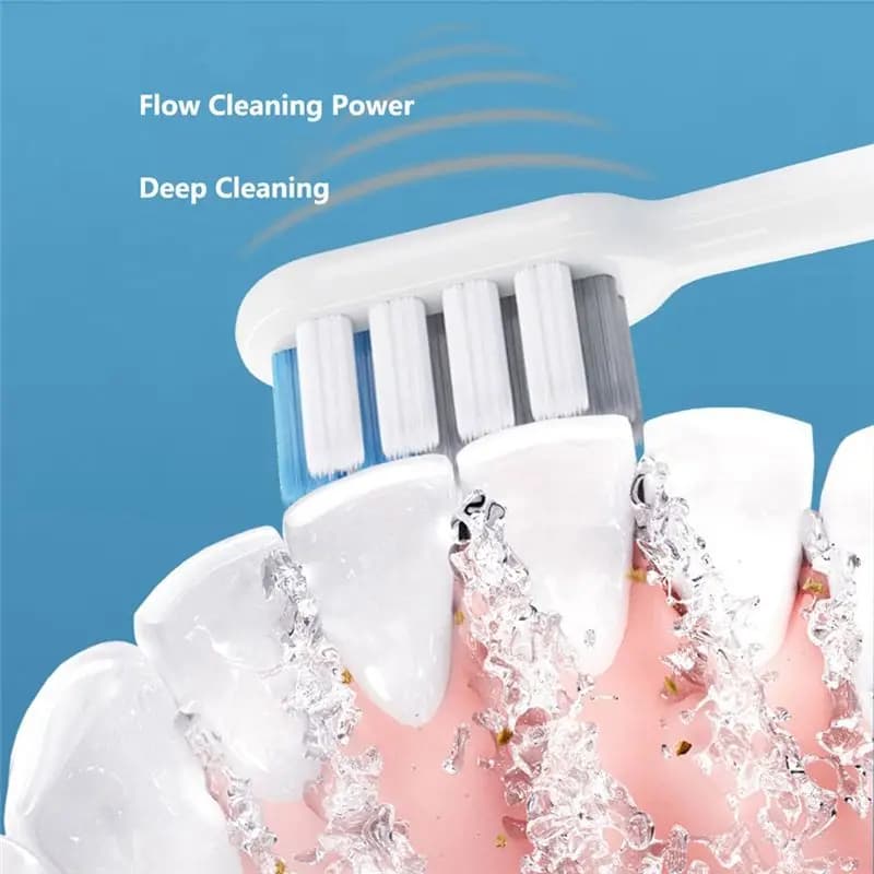 HOT SALE-10 PCS For MIJIA T200 MES606 Sonic Electric Toothbrush Sensitive Toothbrush Head Bright White Type Durable Easy Install