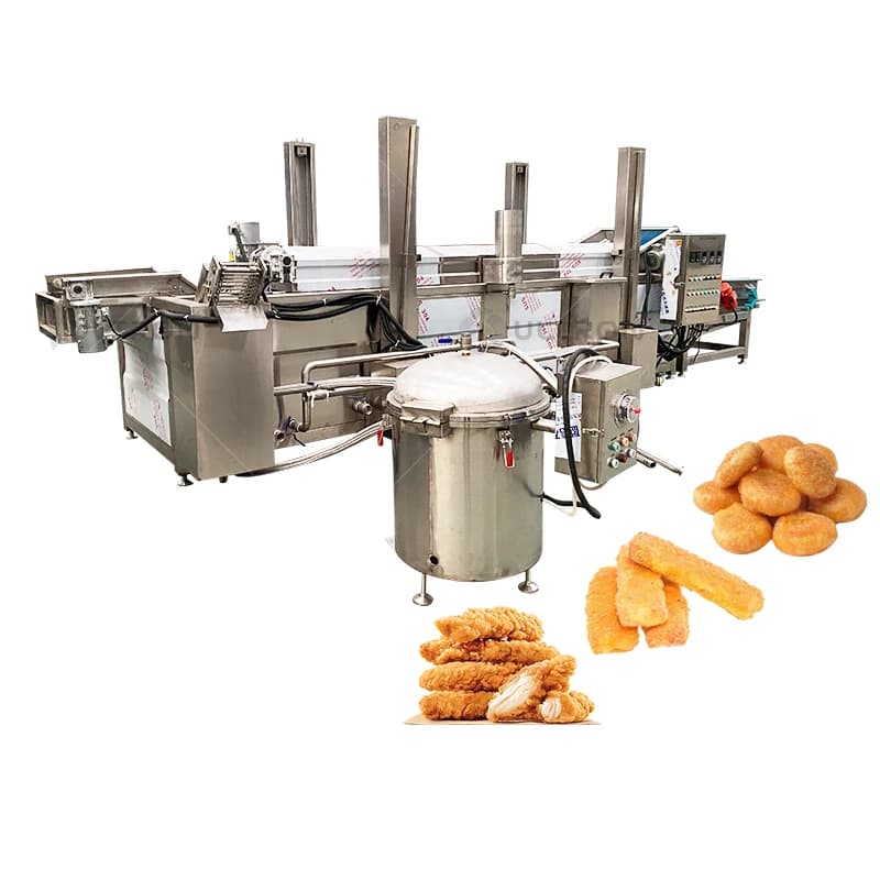 Industrial Air Fryer for rice with automatic electric gnocchi