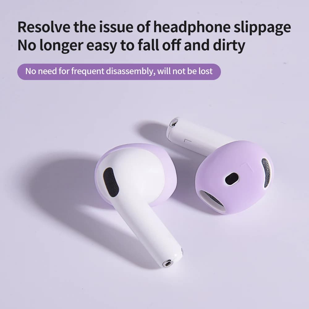 2024 Manicotto Per AirPods 4 Ear Cap Ear Cover Grip Consigli Auricolare Accessori Custodia Per Apple AirPods 4 4th 2024 Anti Slip Auricolari