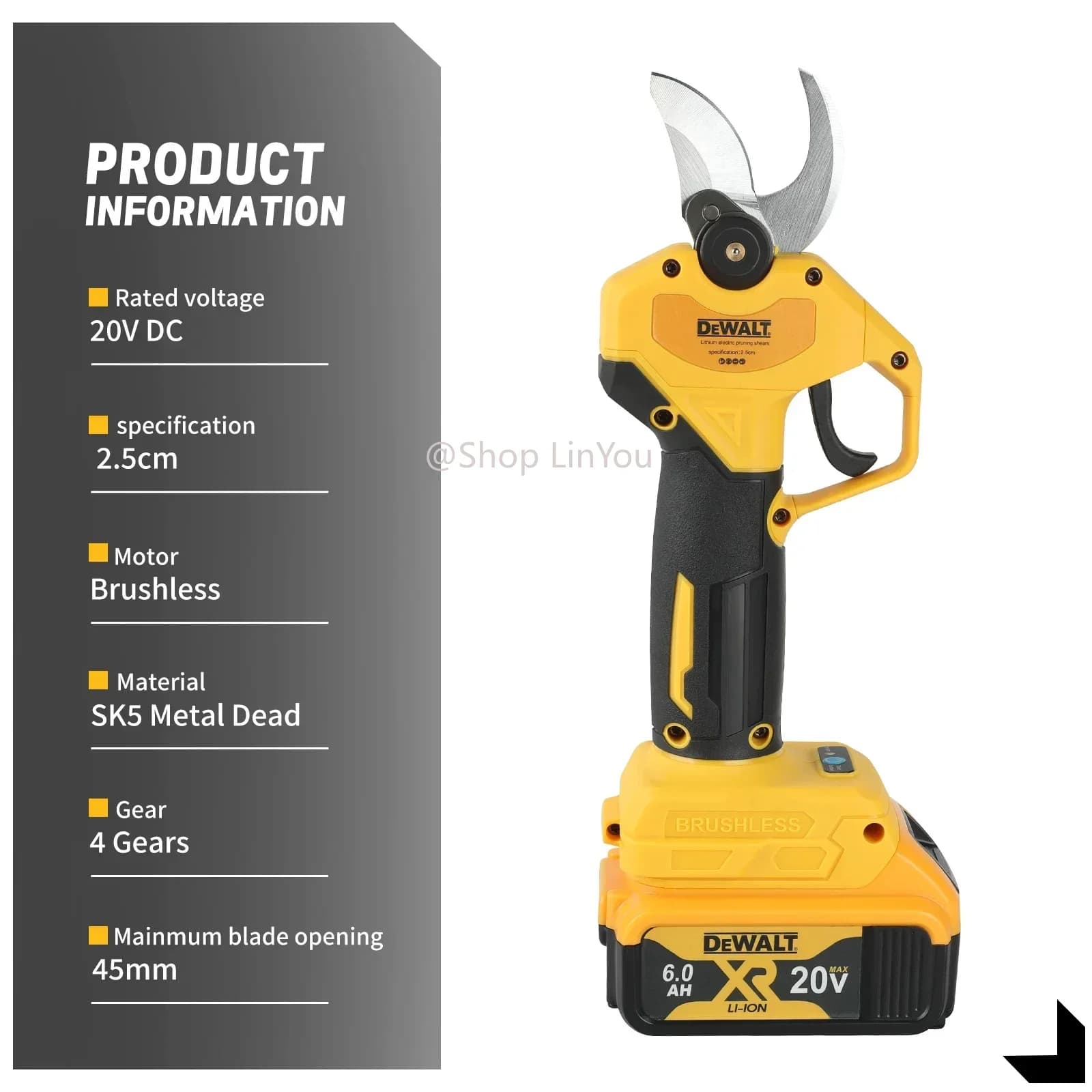 Dewalt Wireless Power Scissors: The Ideal tool for a Precise and Without Stress of Fruit Trees and Coppers in Your Garden