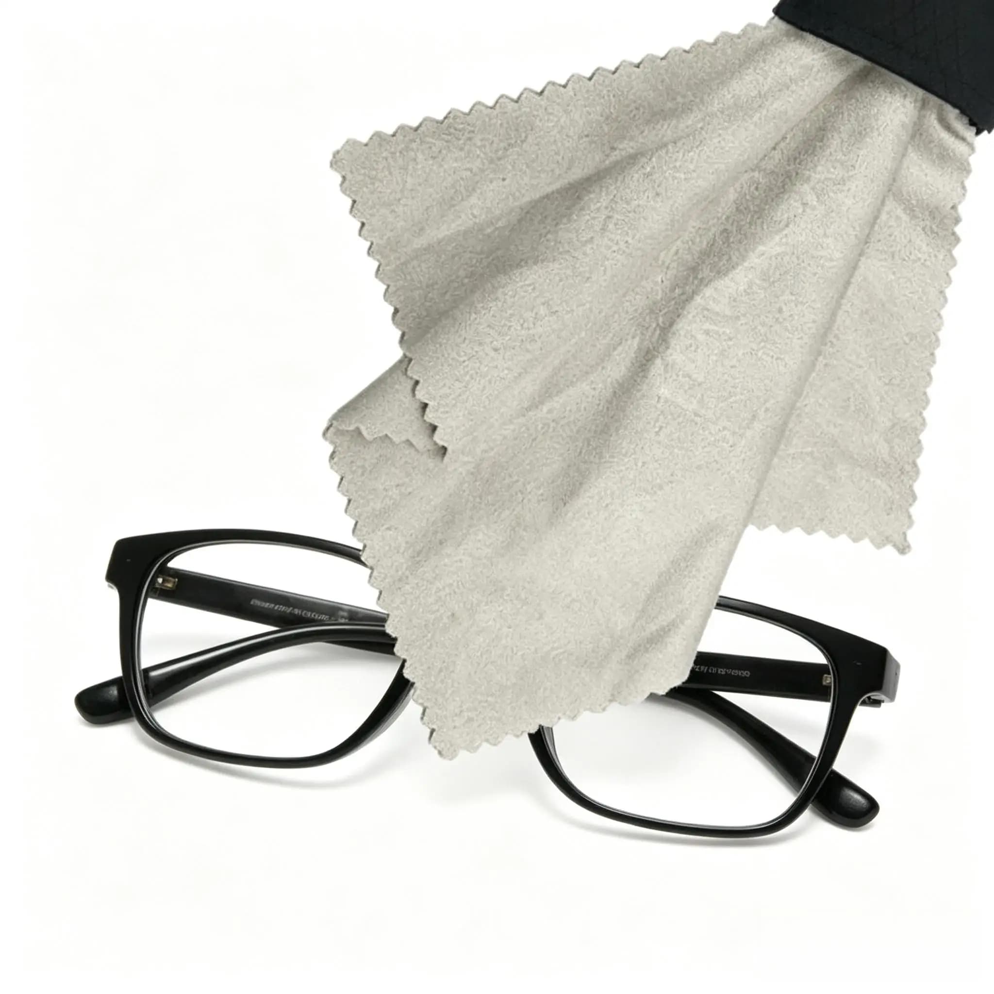 Portable Microfiber Quick Drying Towel With Carry Bag Dual Use Eyeglass Lens Wipe Cloth For Travel Camping Outdoor Activities