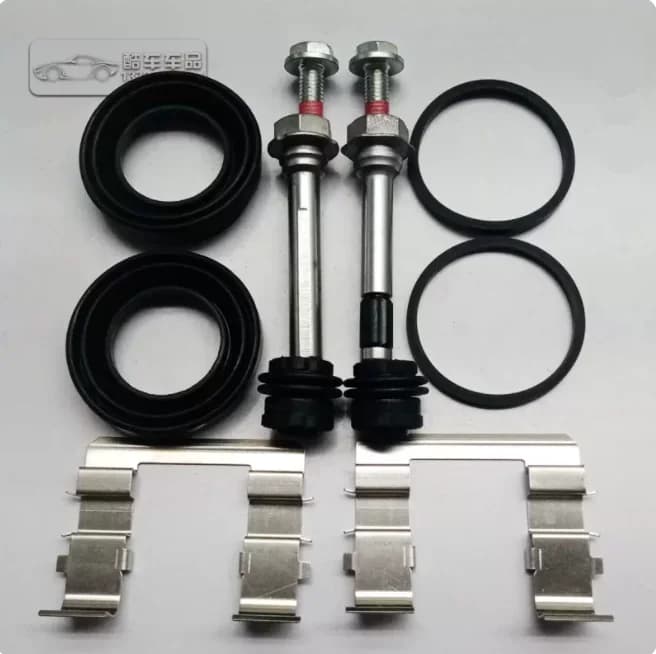 Kit di Riparazione Pinza Freno Anteriore per CHANGAN UNIK UNI-K: Perno Guida Pinza, Cuscinetto Antipolvere, Molla di Fissaggio, Clip